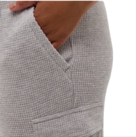 New! Bench Waffle Cargo Lounge Pants 2 Pack Women's Small Grey Black Casual - Picture 8 of 13